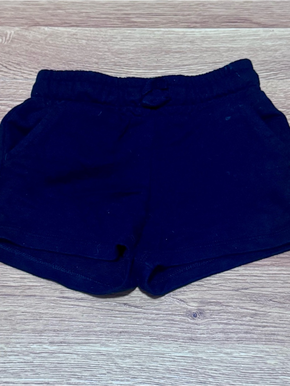 Cat & Jack,  Basic Black Shorts with Drawstring, Toddler Girls, Size 2T